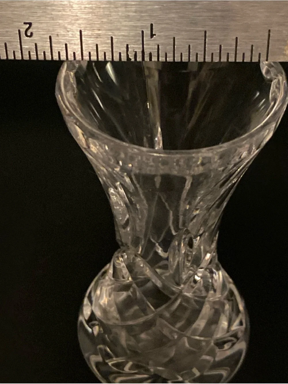 Waterford Crystal Bud Vases - Set of 2- Lismore Pattern- 4” tall